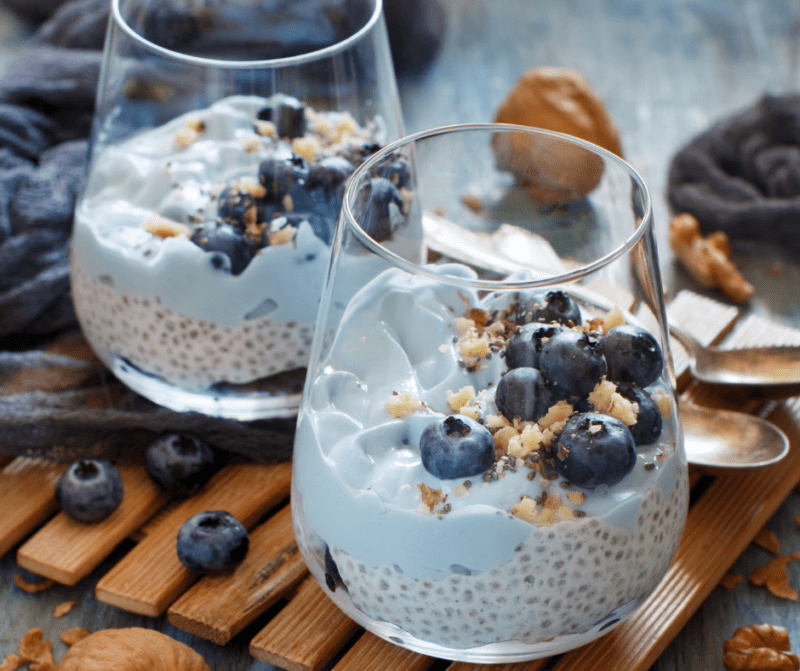 Blueberry Chia Pudding Parfait - Vitality Consultants