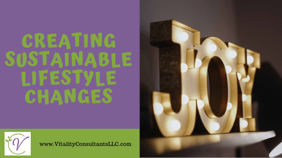joy sustainable lifestyle changes