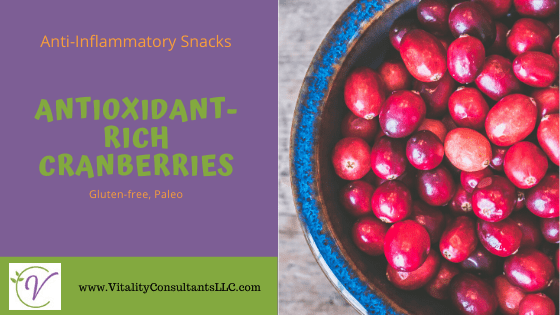 antioxidant rich cranberries
