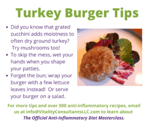 turkey burger tips