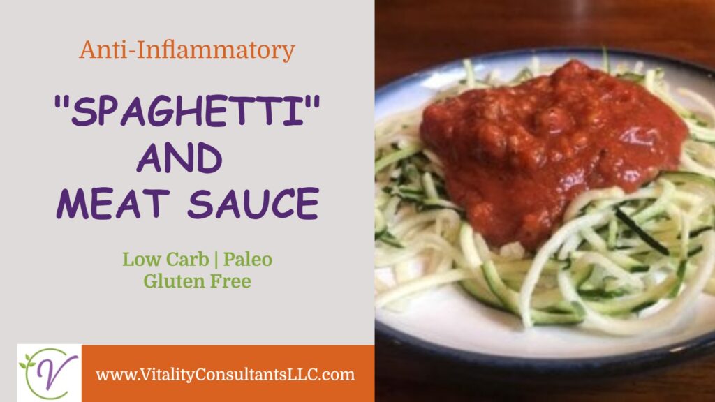 Low Carb “Spaghetti” and Meat Sauce