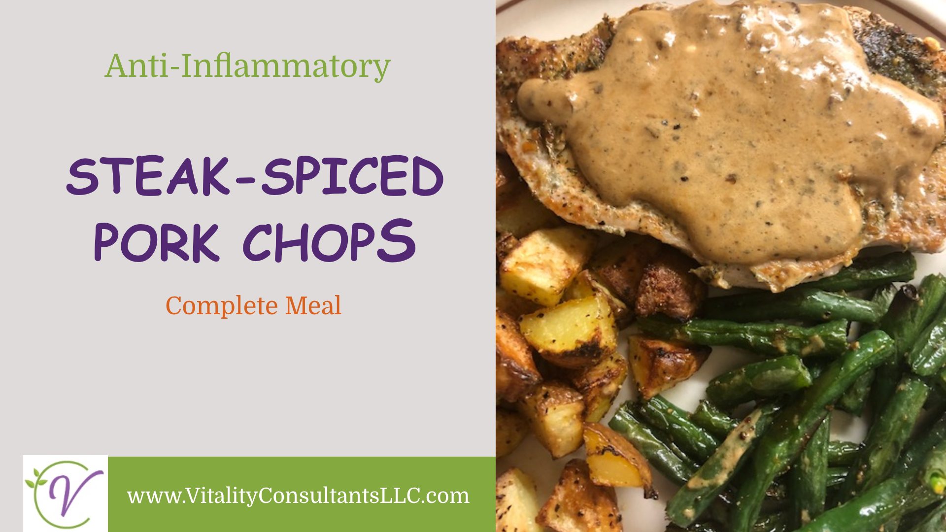 Steak-Spiced Pork Chops