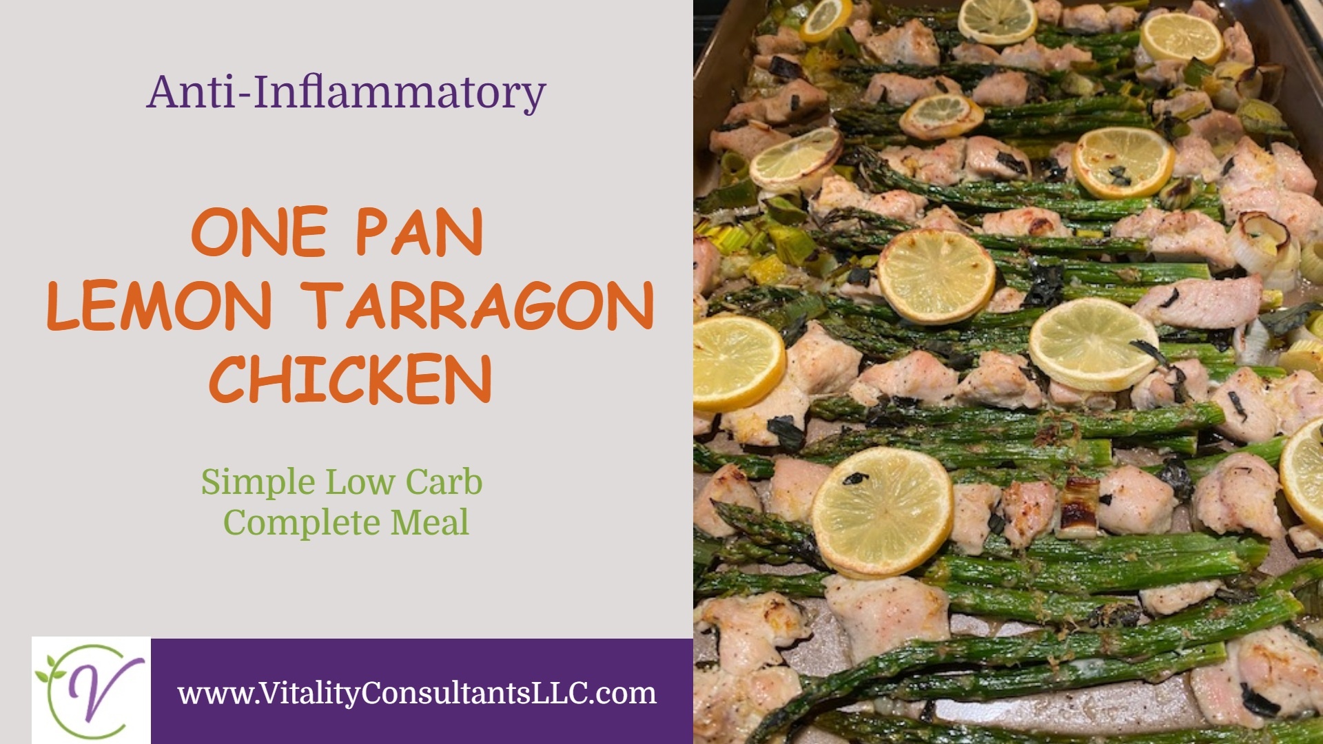 One Pan Lemon Tarragon Chicken