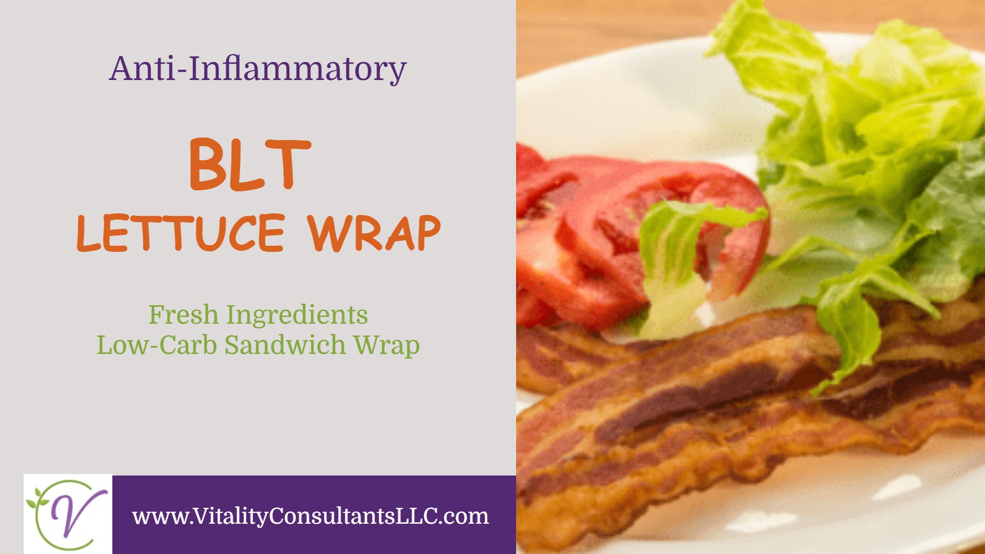 BLT Lettuce Wrap