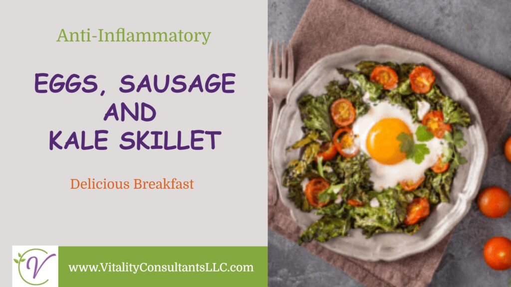 Eggs, Sausage and Kale Skillet