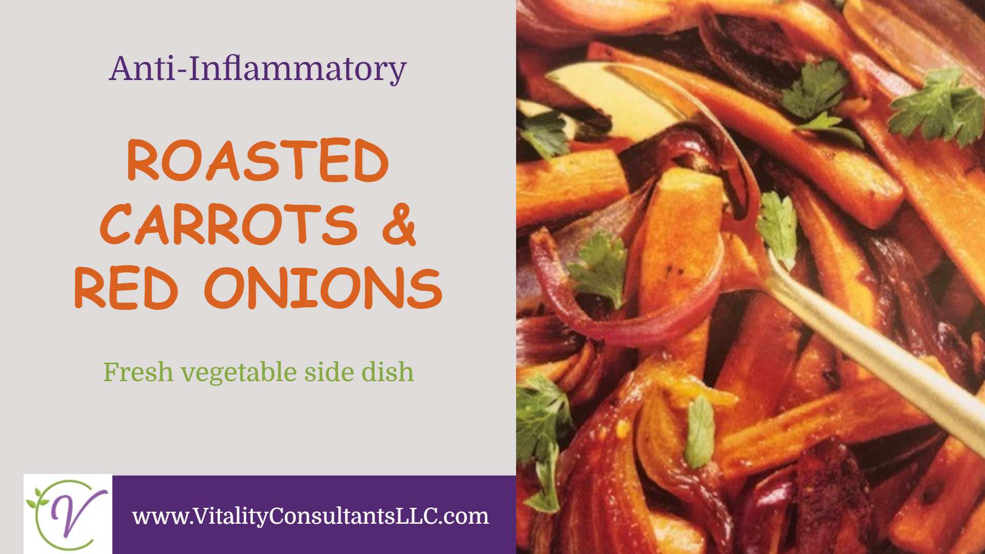 Roasted Carrots and Red Onions