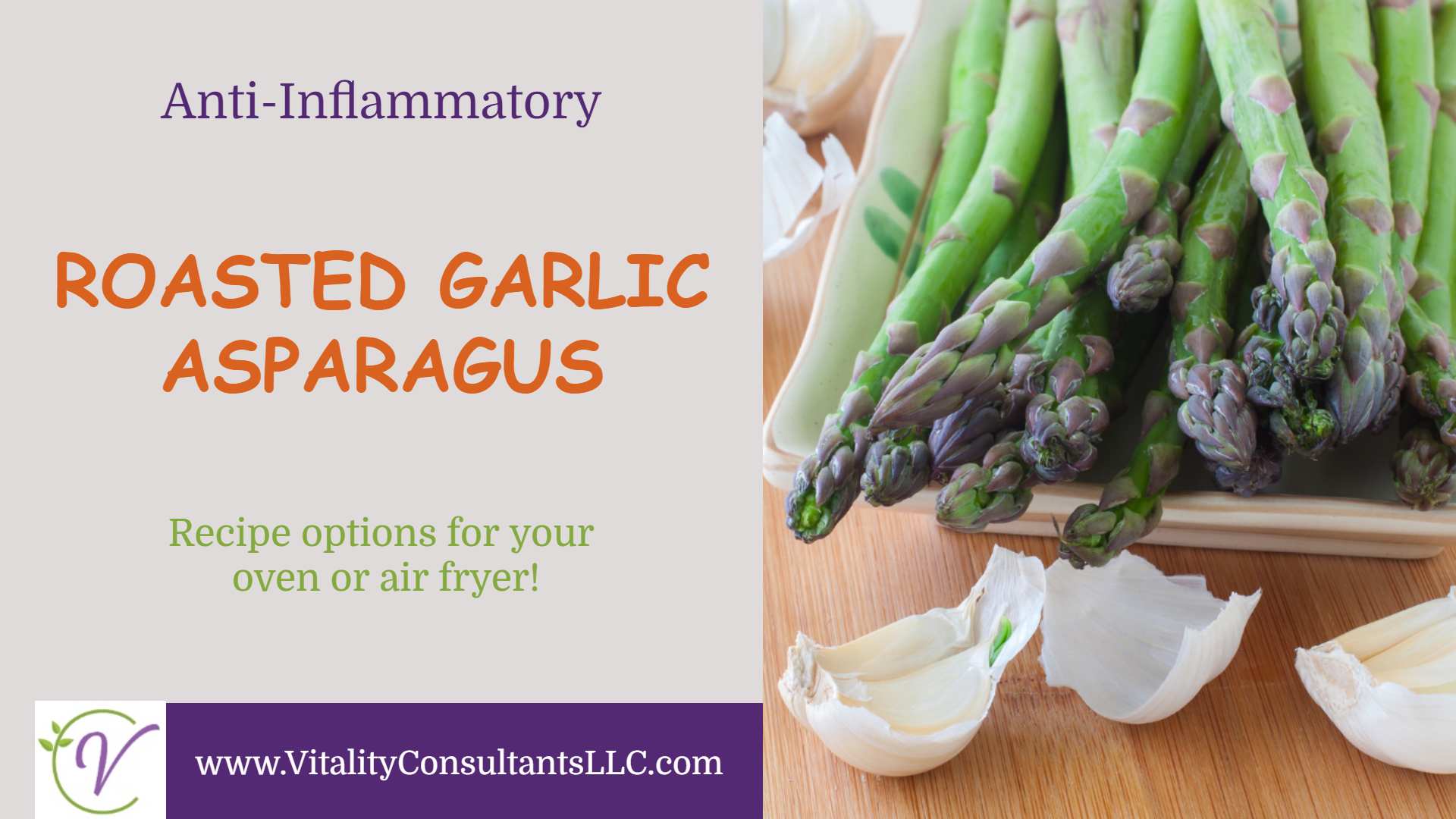 Roasted Garlic Asparagus