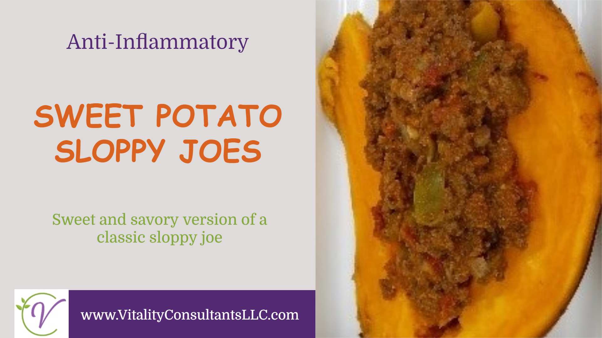 Sweet Potato Sloppy Joes