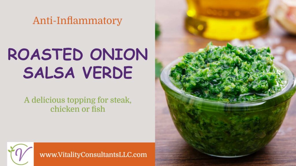 Roasted Onion Salsa Verde