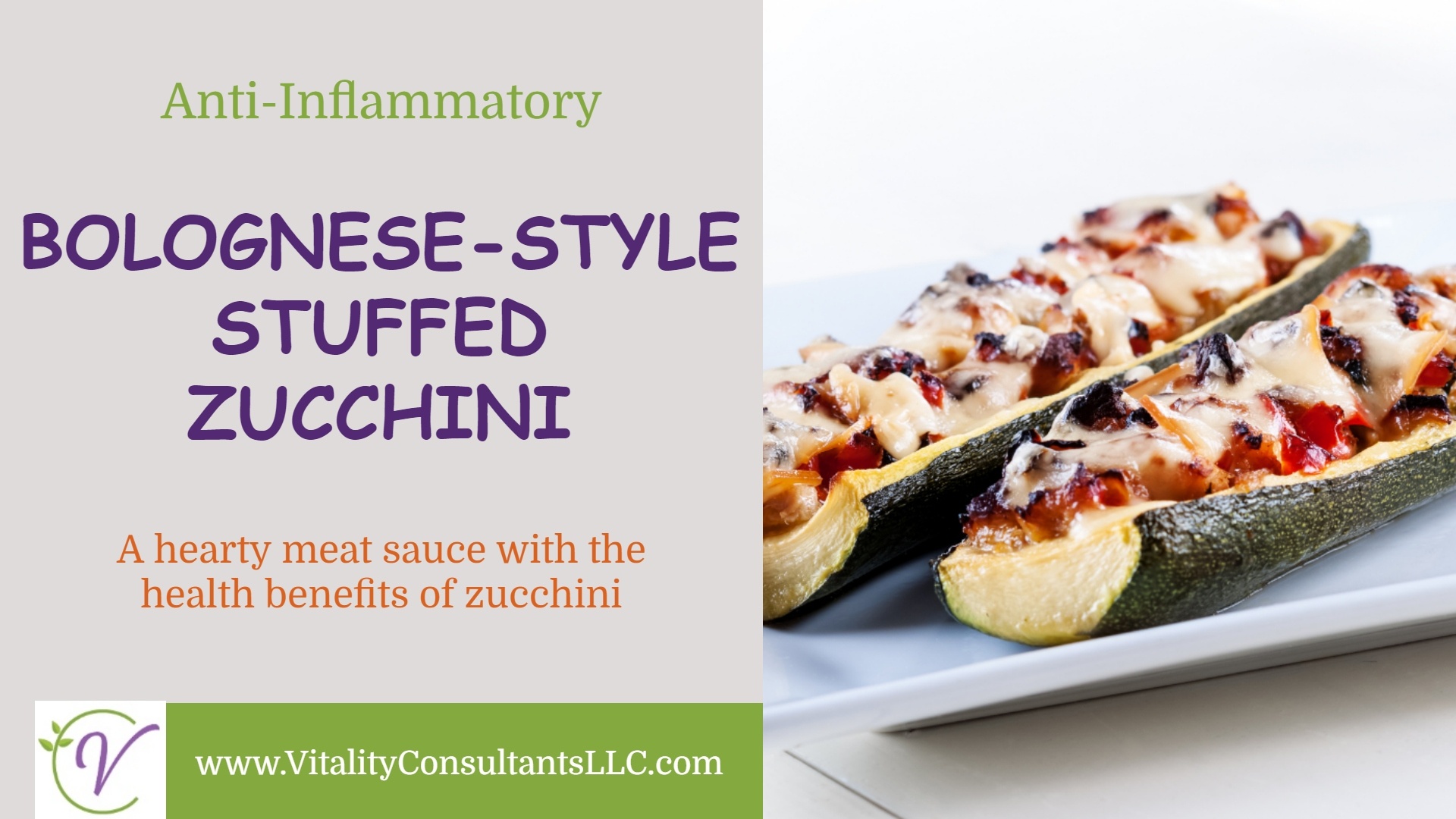Bolognese-Style Stuffed Zucchini