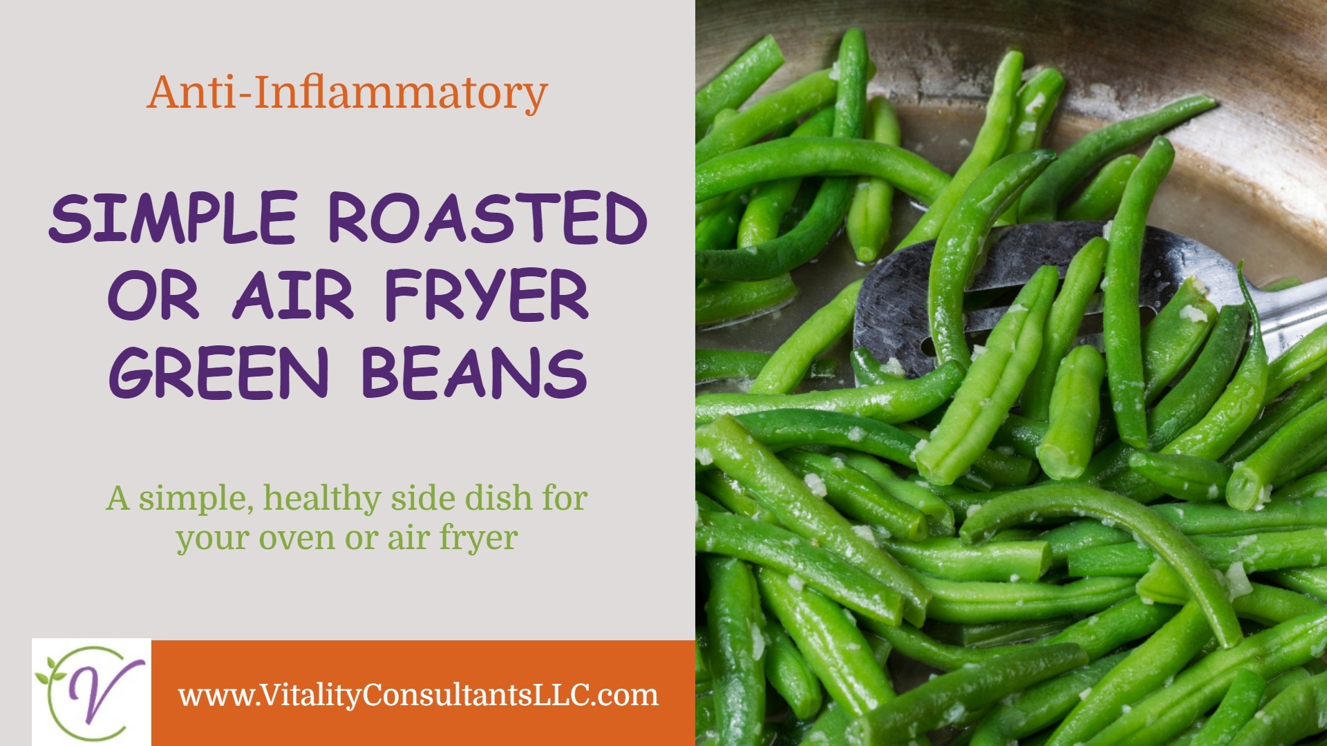 Simple Roasted or Air Fryer Green Beans