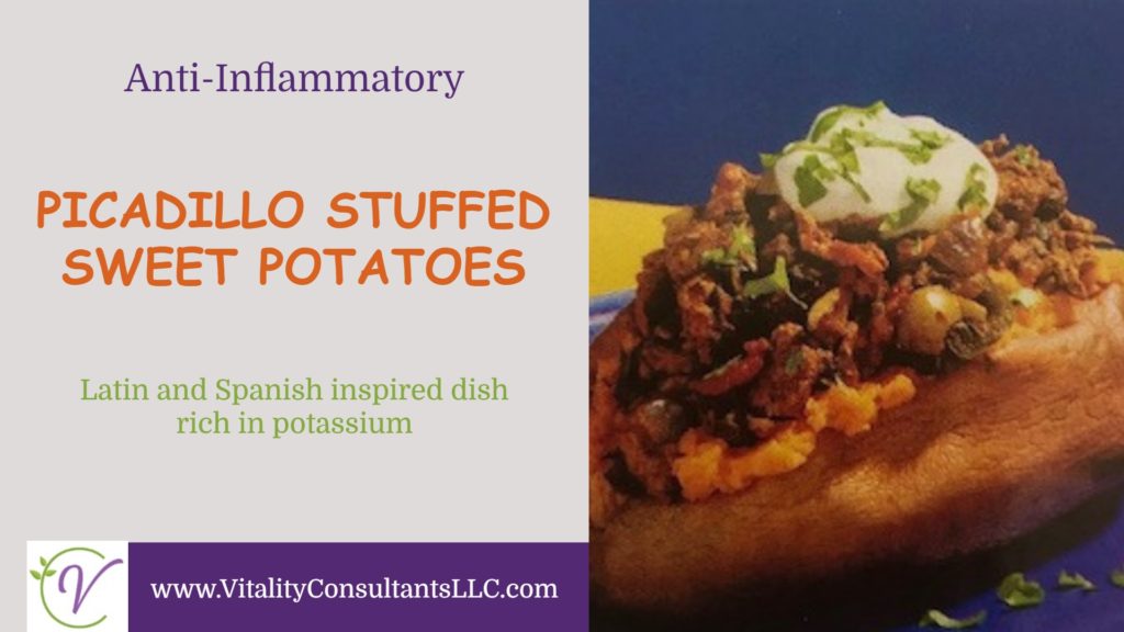 Picadillo Stuffed Sweet Potato