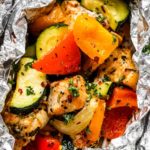 Grilled Chicken & Zucchini Foil Packs