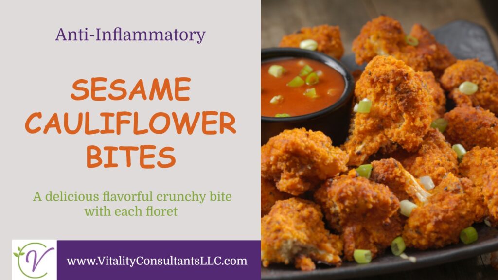 Sesame Cauliflower Bites